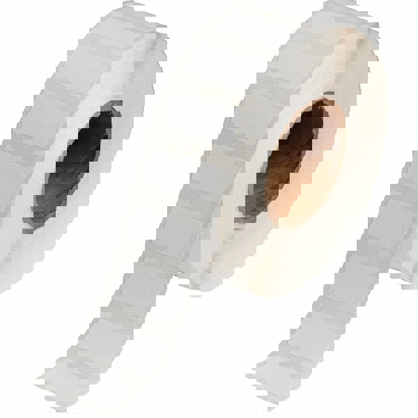 Label Maker Label: White, Polypropylene, 1-19/64